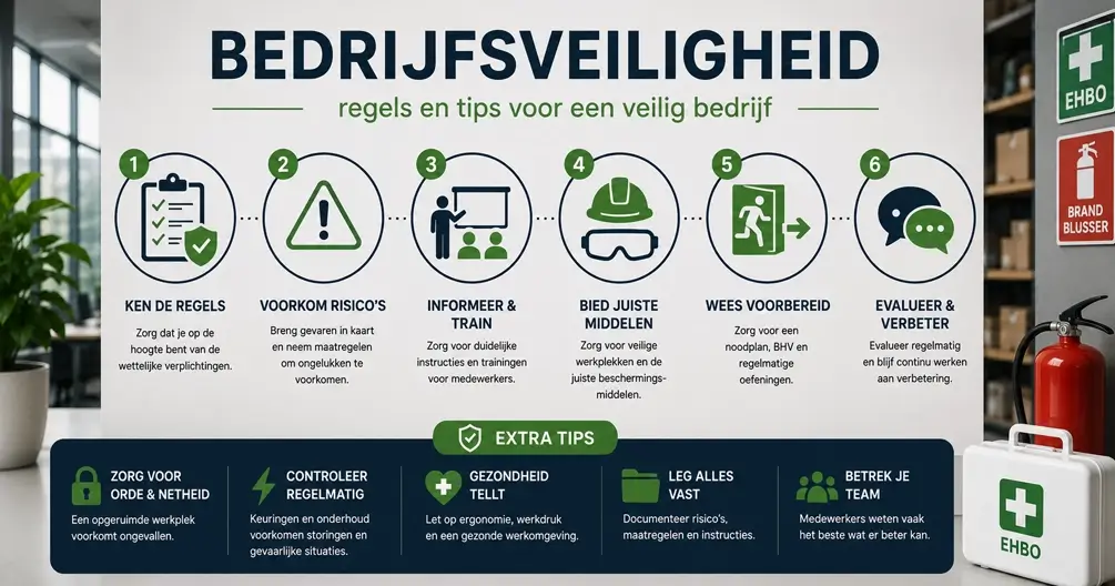 Bedrijfsveiligheid: regels en tips voor een veilig bedrijf
