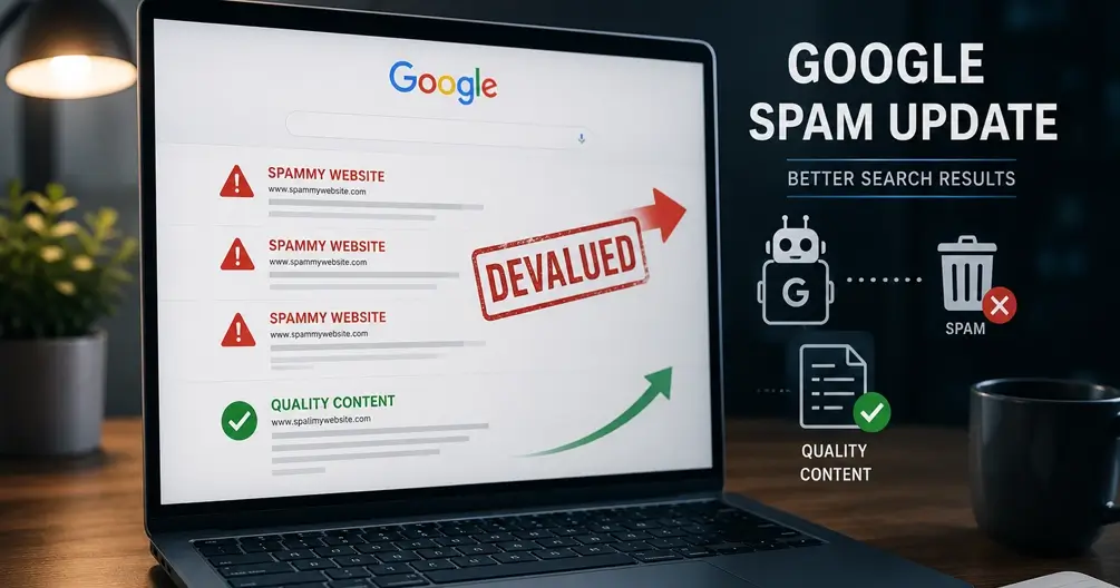 Google's spam-update raakt nu ook AI-antwoorden — maar handhaven is lastig