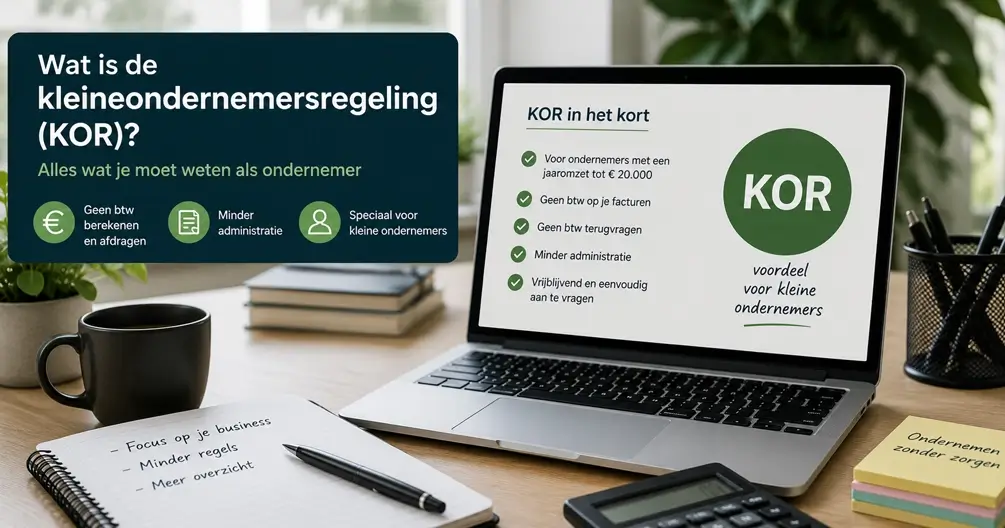 Wat is de kleineondernemersregeling (KOR)?