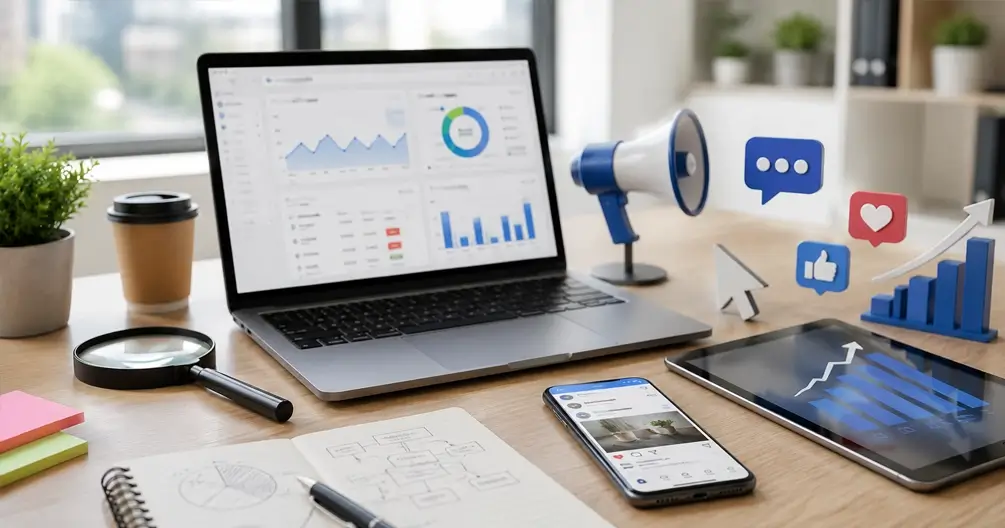 Online marketing voor ondernemers: content, social, ads en AI