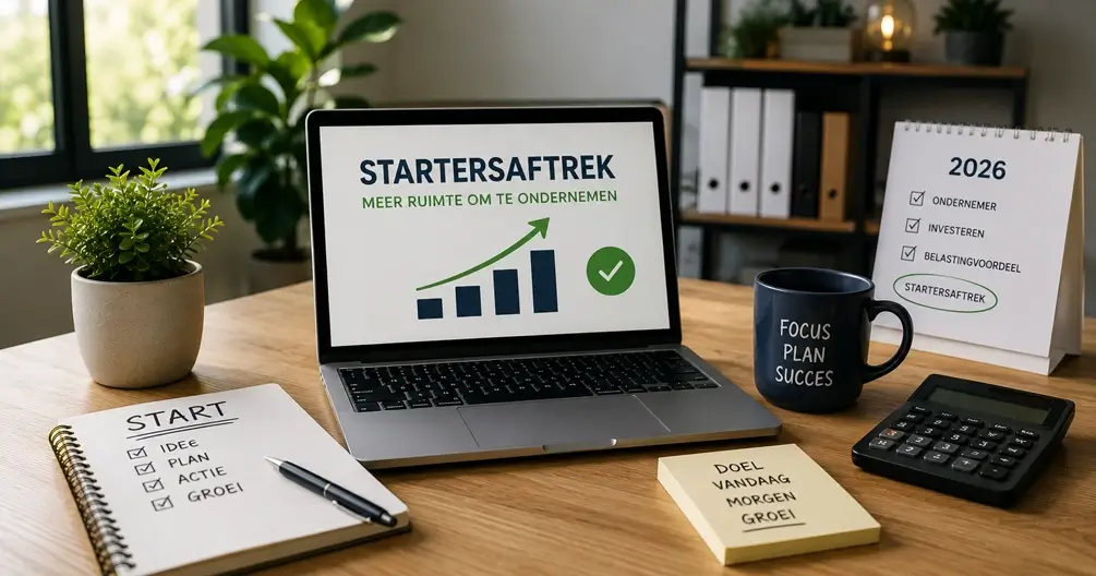Startersaftrek: wat is het en hoe werkt het in 2026?