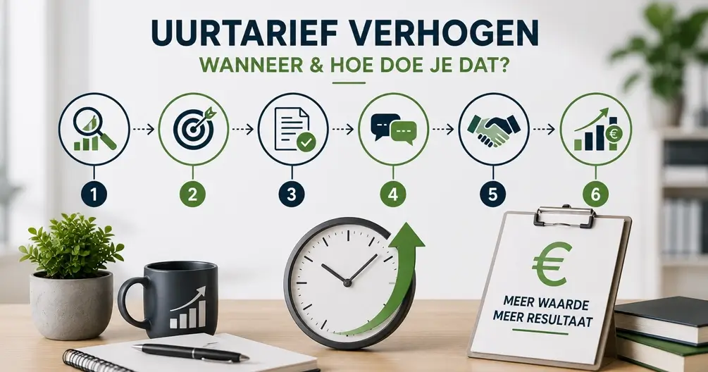 Uurtarief verhogen: wanneer en hoe doe je dat?