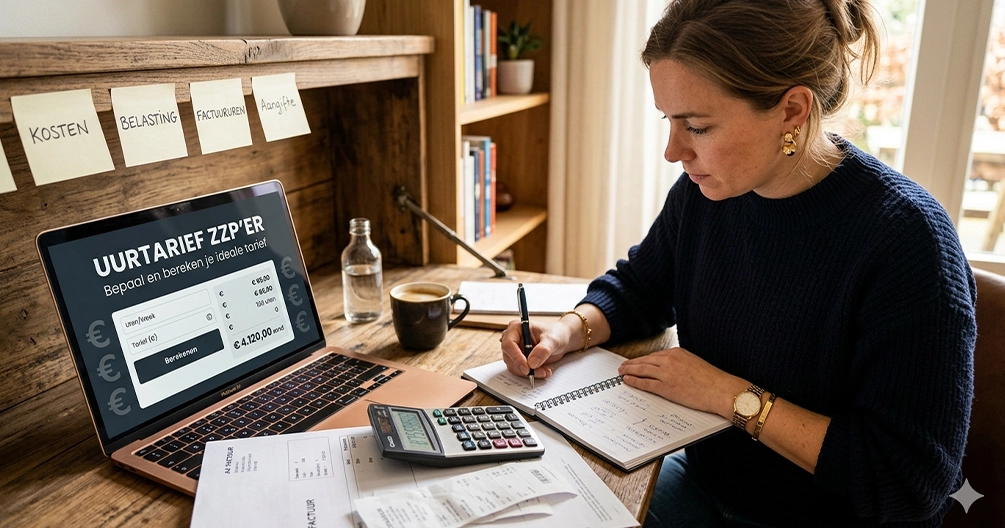 Uurtarief zzp'er: bepaal en bereken je ideale tarief