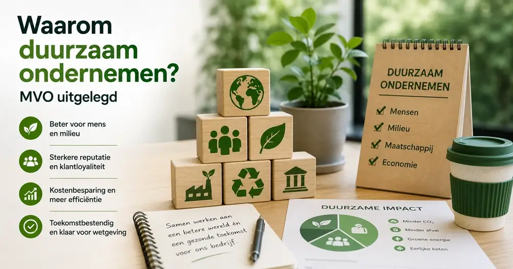 Waarom duurzaam ondernemen? MVO uitgelegd