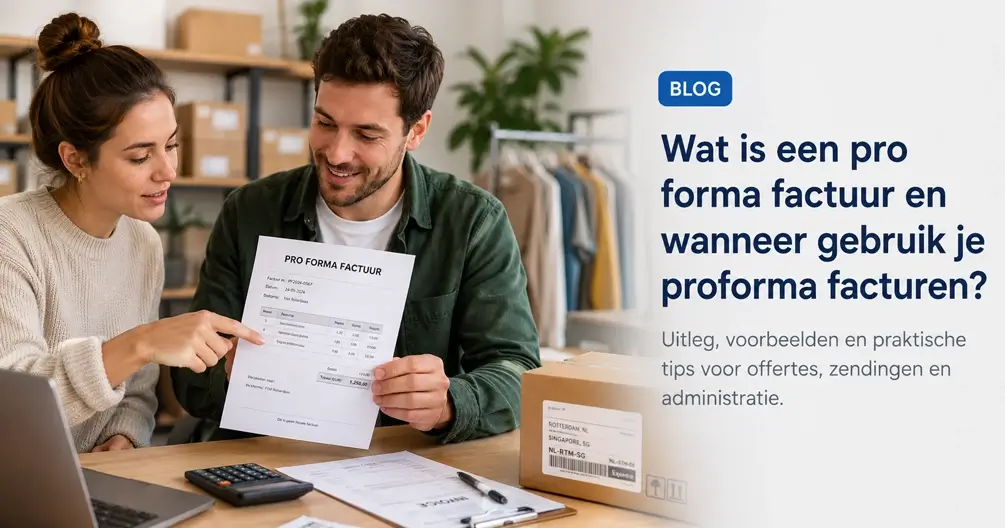 Wat is een pro forma factuur en wanneer gebruik je proforma facturen?