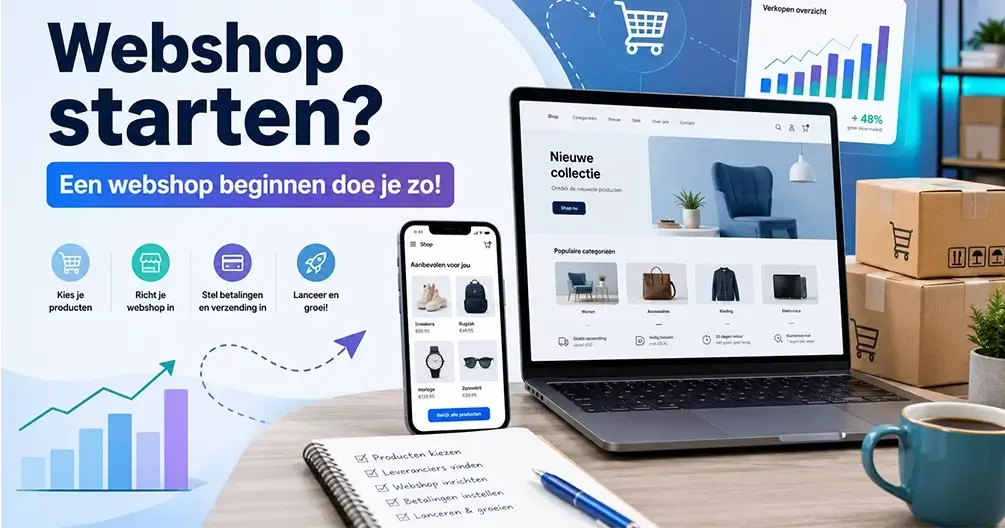 Webshop starten? Een webshop beginnen doe je zo!