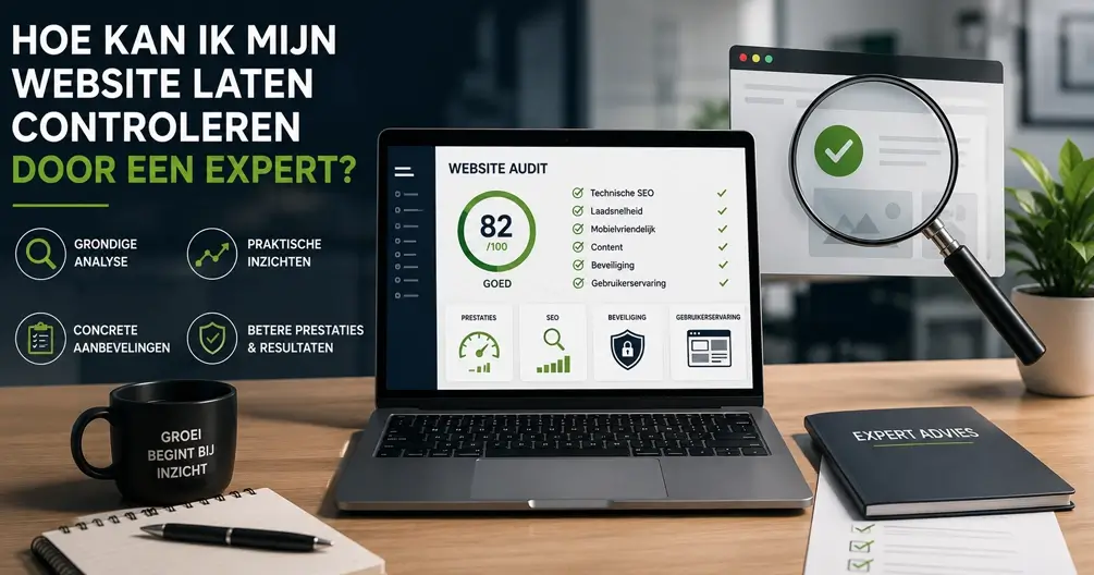 Hoe kan ik mijn website laten controleren door een expert?