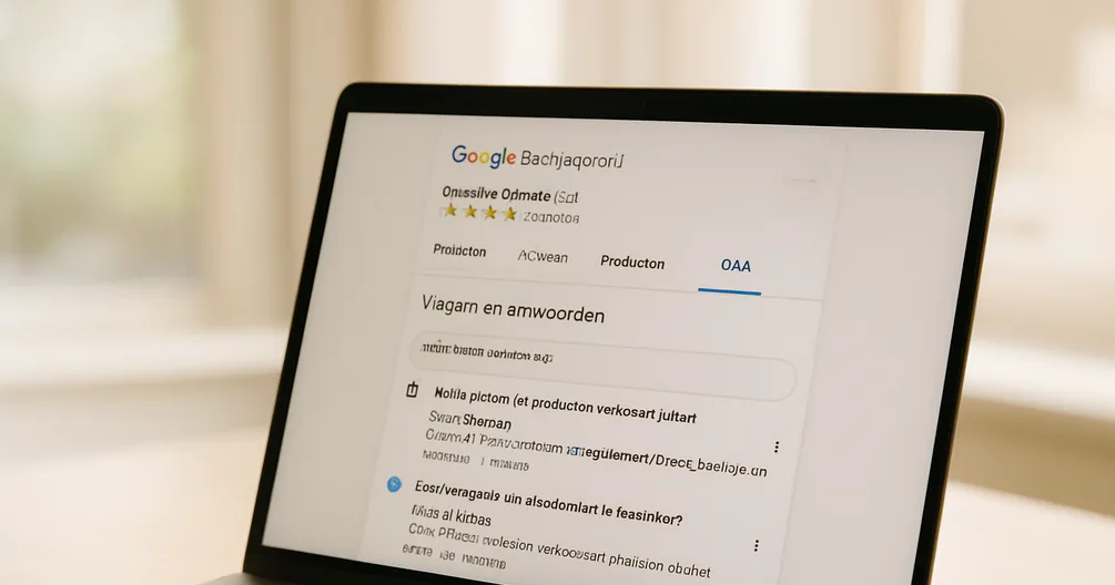 Google test vernieuwde Q&A-functie voor bedrijfsprofielen