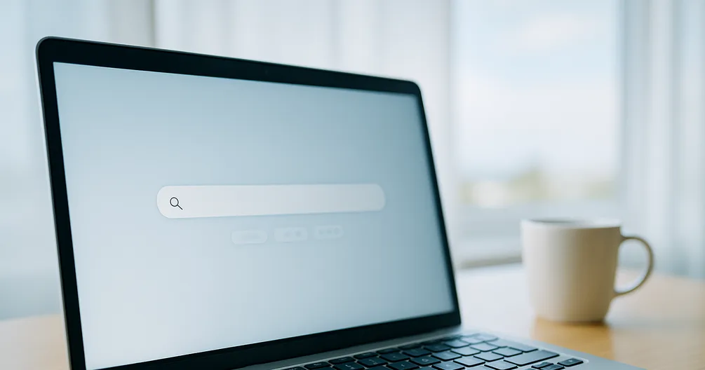 Google test knoppen op homepage die leiden naar AI Mode