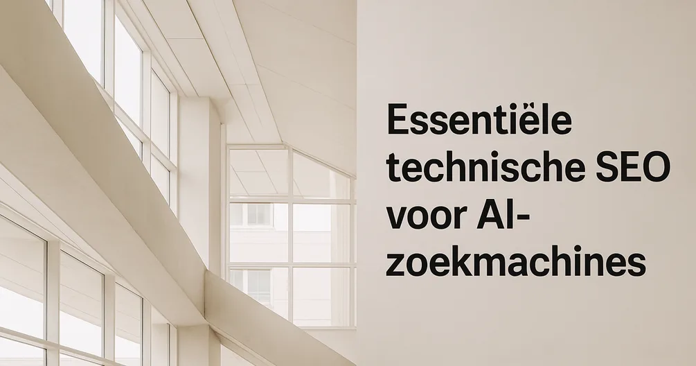 Essentiële technische SEO voor AI-zoekmachines