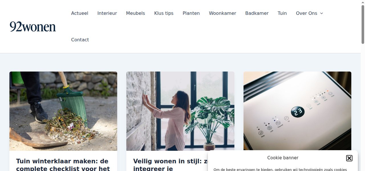 92wonen: artikelen over wonen