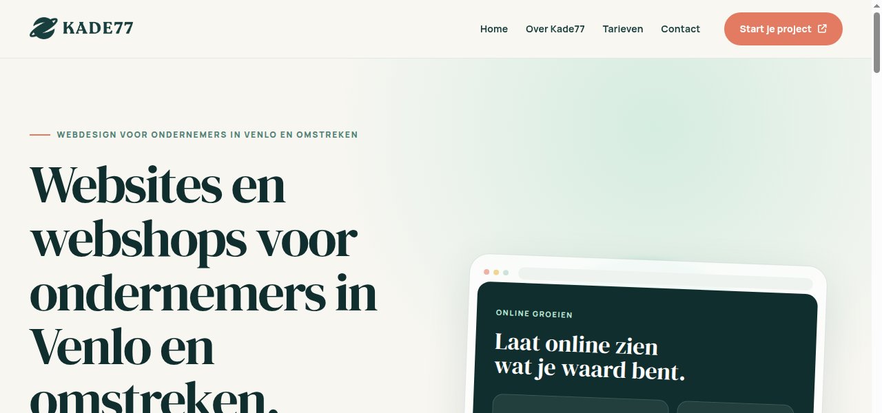 Professionele website of webshop voor jouw bedrijf