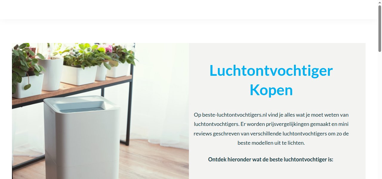 Beste-luchtontvochtigers.nl