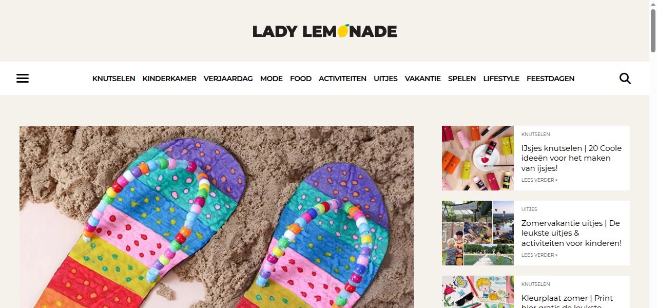 SEO-artikel met permanente dofollow backlinks op Lady Lemonade